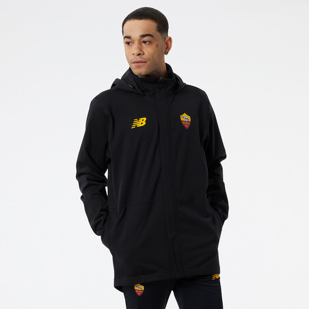 Veste survêtement AS Roma Tech noir jaune 2022/23