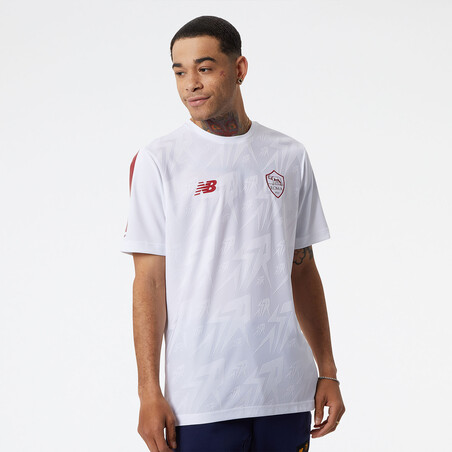 Maillot avant match AS Roma blanc 2022/23