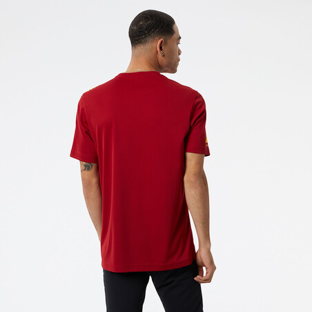 Maillot avant match AS Roma rouge 2022/23