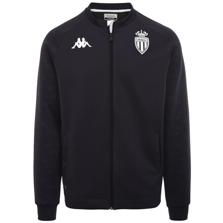 Veste survêtement junior AS Monaco noir 2022/23