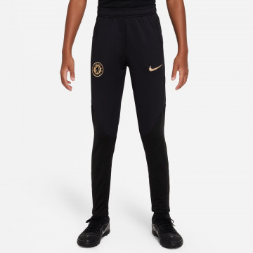 Pantalon survêtement junior Chelsea Strike noir or 2022/23