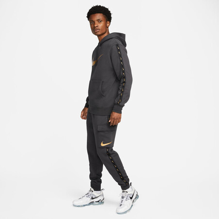 Pantalon survêtement Nike cargo Fleece noir or