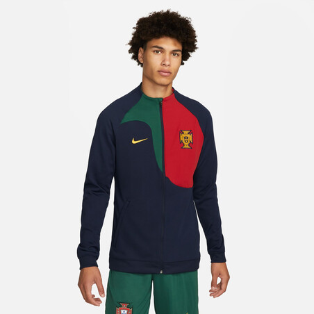 Veste survêtement Portugal Academy vert rouge 2022