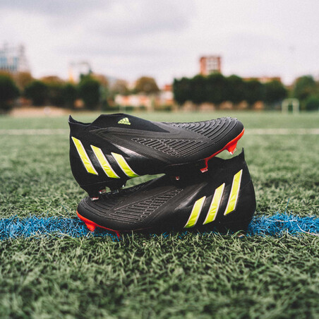 adidas Predator Edge+ montante FG noir jaune