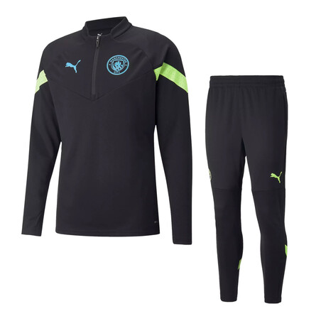 Ensemble survêtement Manchester City noir jaune 2022/23