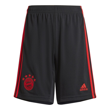 Short entraînement junior Bayern Munich noir rouge 2022/23