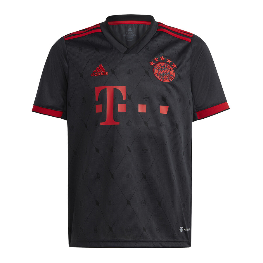 Maillot De Foot Bayern Munich Enfant Taille XL (15-16 Ans) - Adidas Rouge Occasion