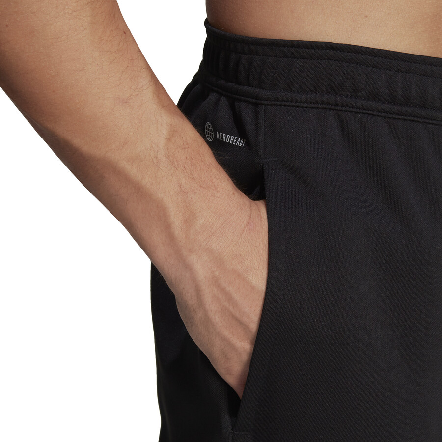 Pantalon survêtement 3/4 adidas noir blanc