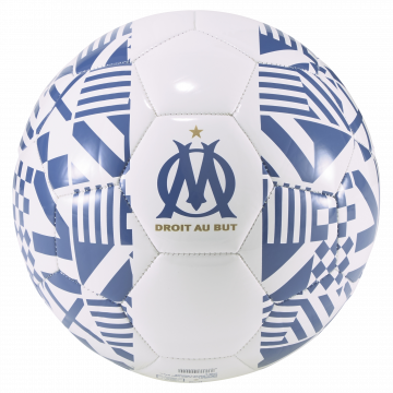 Ballon OM Culture blanc bleu 2022/23