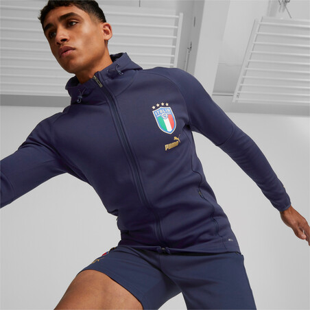 Veste survêtement Italie Casual bleu 2022