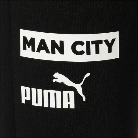 Pantalon survêtement Manchester City Casual noir blanc 2022/23