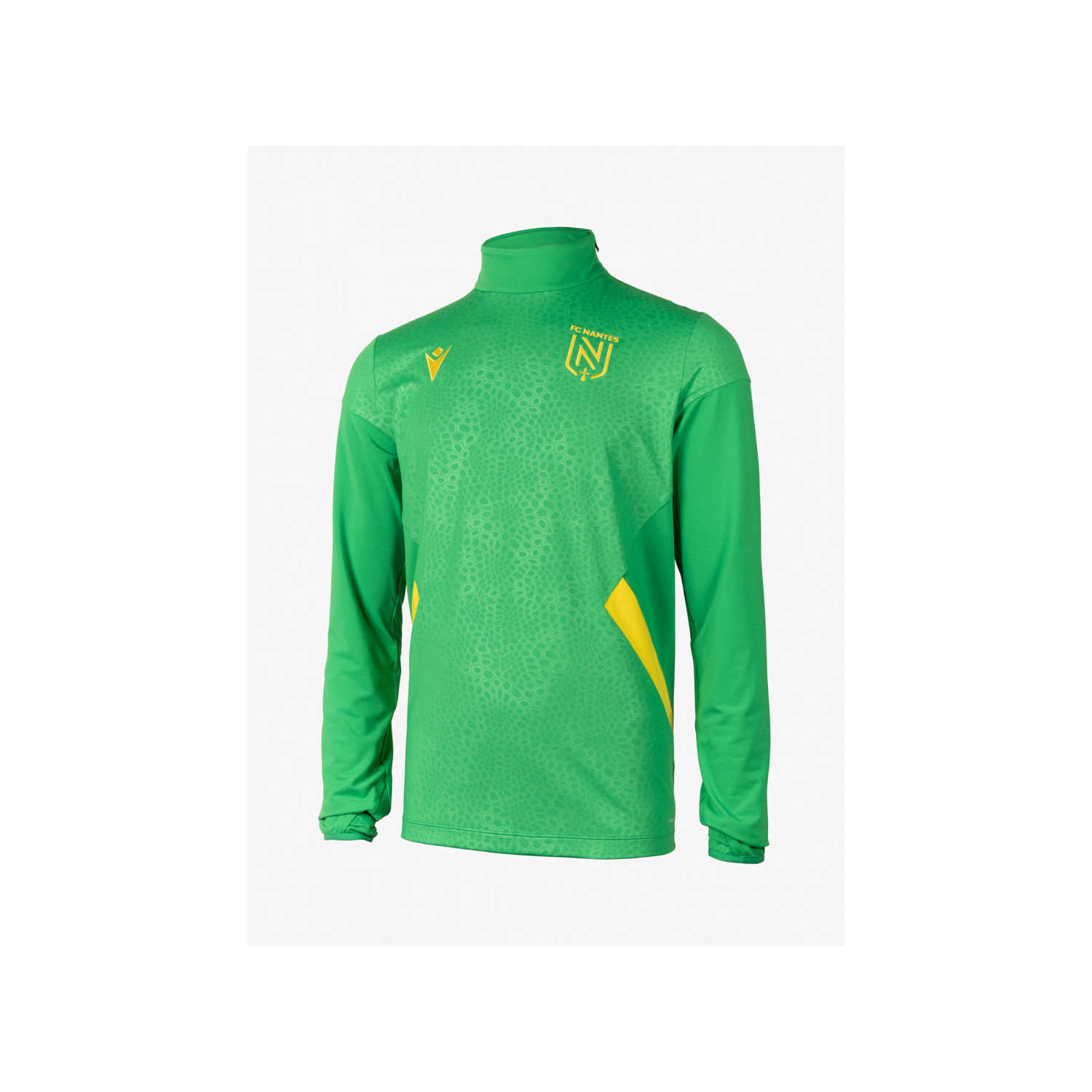 Sweat entraînement FC Nantes vert jaune 2022/23 sur