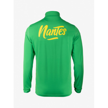 Sweat entraînement FC Nantes vert jaune 2022/23