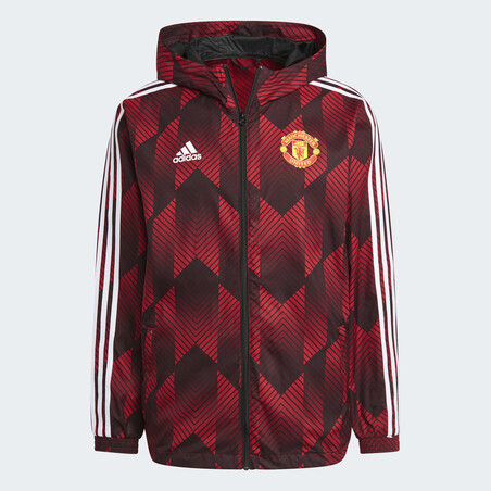 Coupe vent Manchester United rouge noir 2021/22