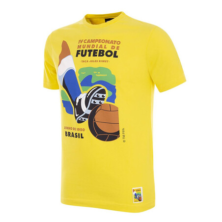 T-shirt Copa Coupe du Monde 1950 jaune