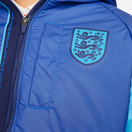 Veste survêtement Angleterre Winterized bleu 2022