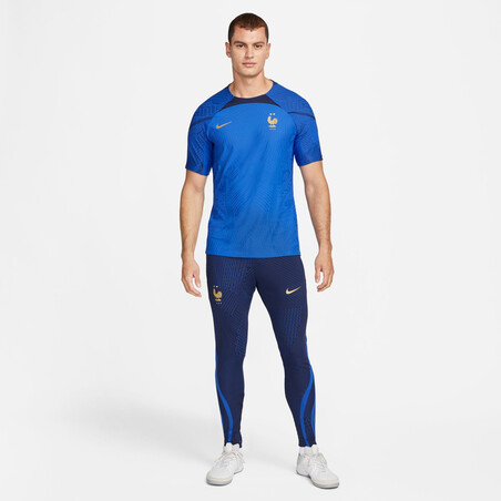 Maillot entraînement Equipe de France Strike Elite bleu or 2022