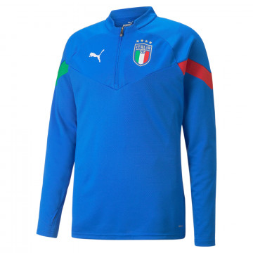 Sweat zippé junior Italie bleu 2022/23