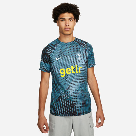 Maillot avant match Tottenham gris bleu 2022/23