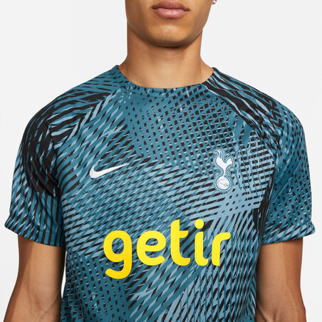 Maillot avant match Tottenham gris bleu 2022/23