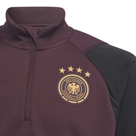 Sweat zippé junior Allemagne violet 2022