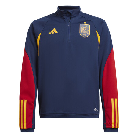 Sweat zippé junior Espagne bleu rouge 2022