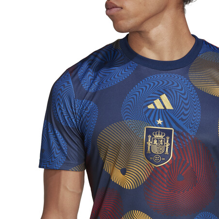 Maillot avant match Espagne graphic 2022