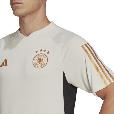 Maillot entraînement Allemagne blanc or 2022