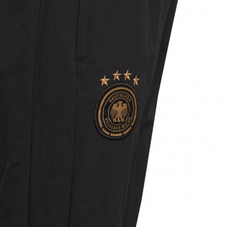 Pantalon survêtement junior Allemagne woven noir or 2022