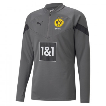 Sweat zippé Dortmund gris 2022/23