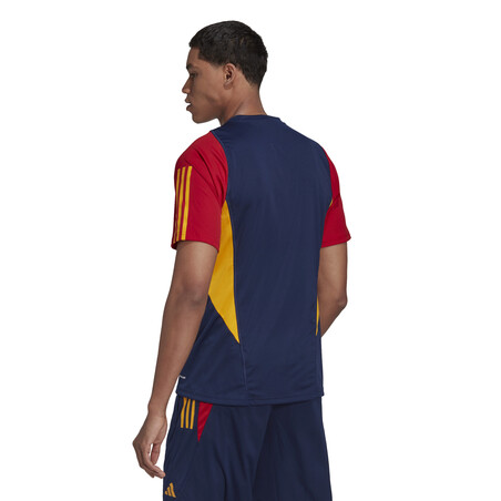 Maillot entraînement Espagne bleu rouge 2022