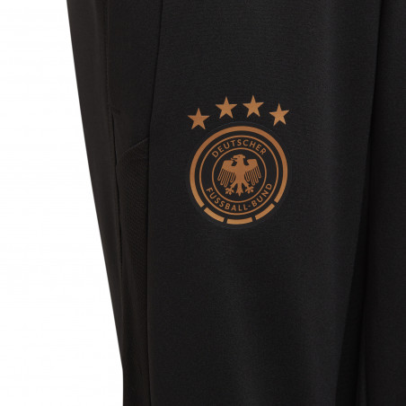 Pantalon survêtement junior Allemagne noir or 2022