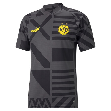 Maillot avant match Dortmund gris jaune 2022/23