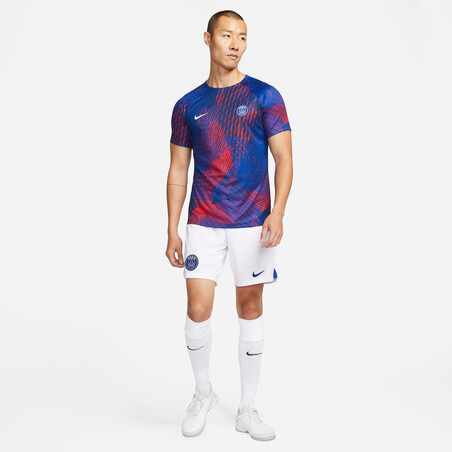 Maillot avant match PSG bleu rouge 2022/23