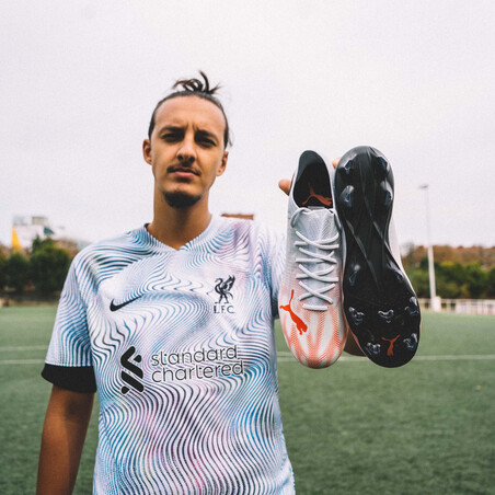 Puma Ultra 1.4 First Mile FG gris rouge