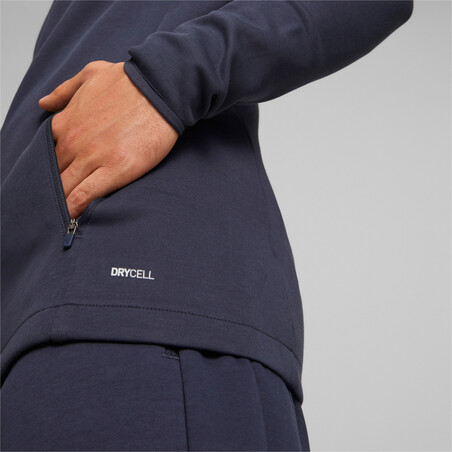 Veste survêtement OM Casual bleu foncé 2022/23