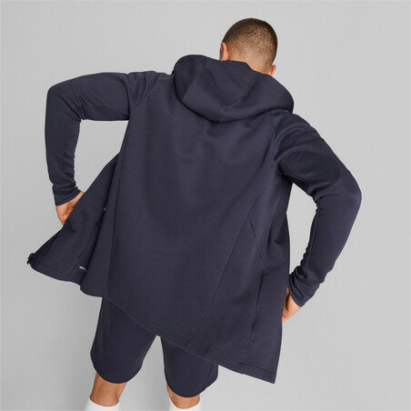 Veste survêtement OM Casual bleu foncé 2022/23