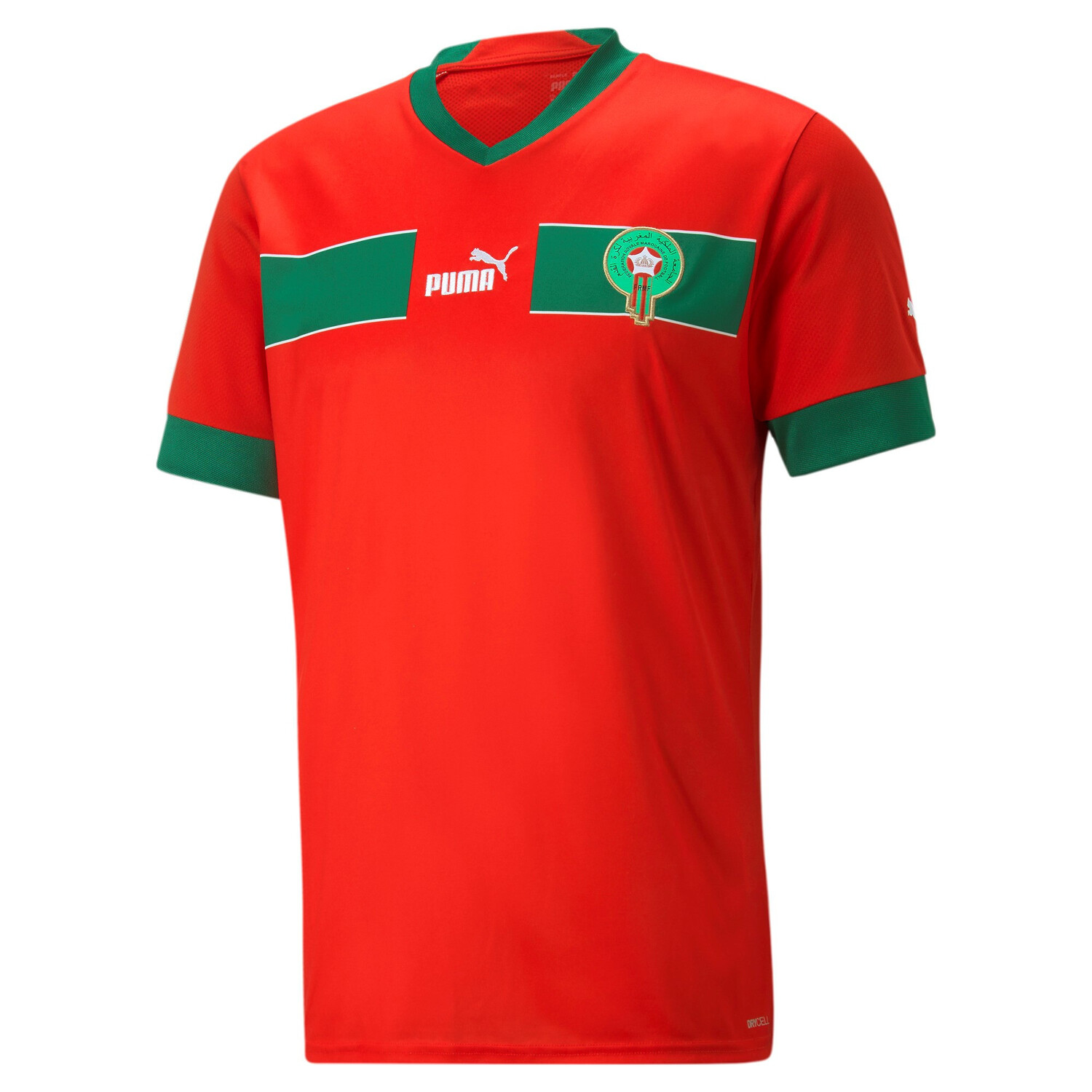 Maillot Maroc PUMA – Homme, Taille XXL, Manches Courtes – Occasion état Correct