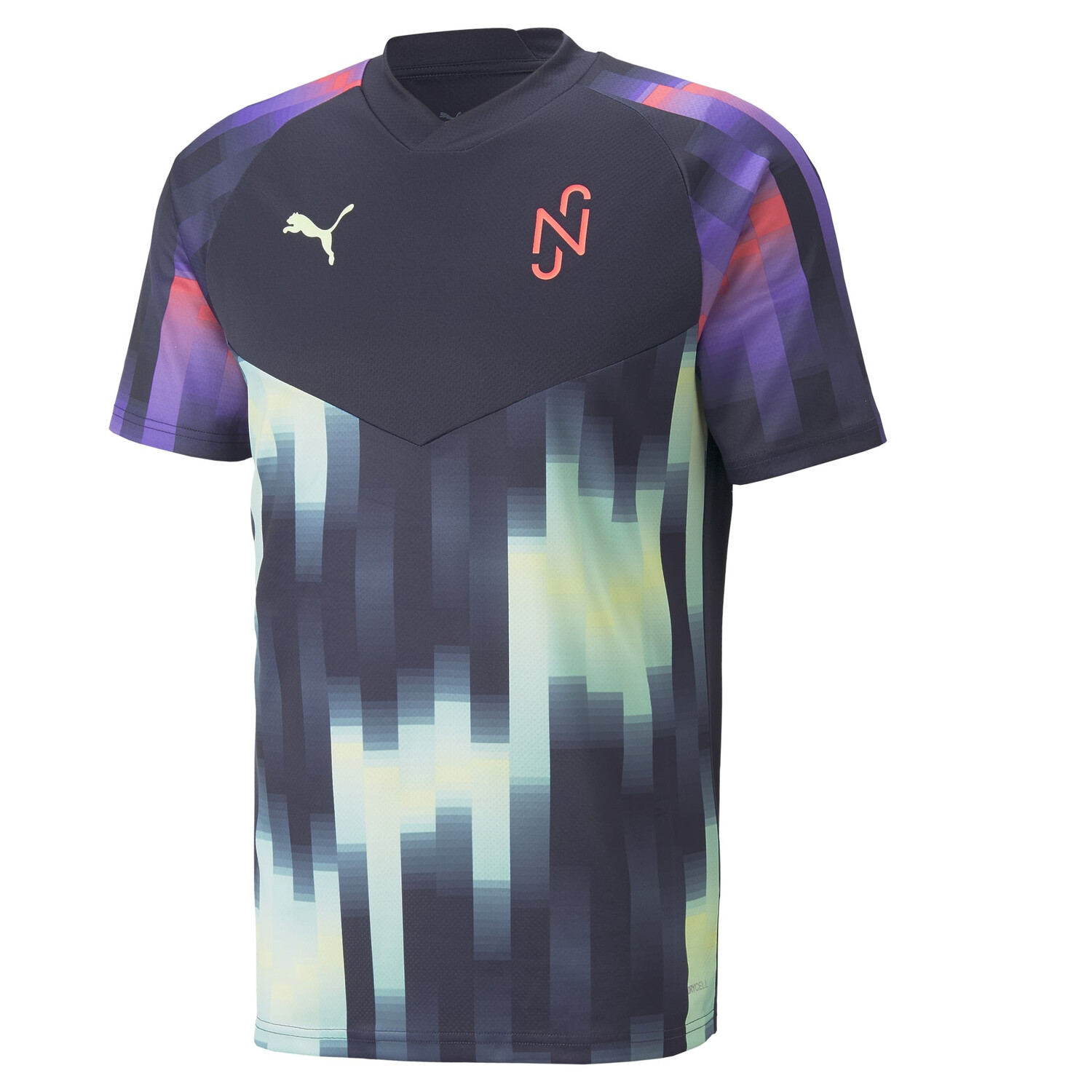 Maillot entraînement Puma x Neymar noir violet sur