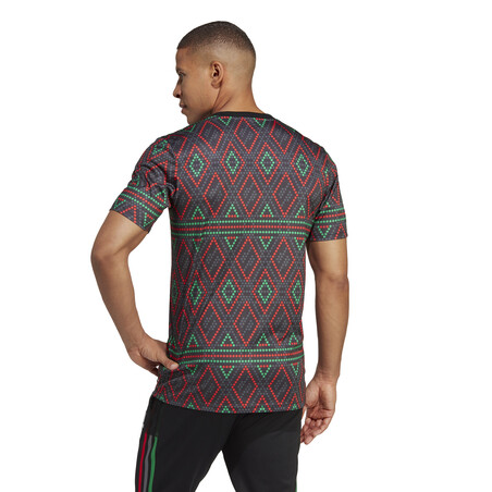 Maillot avant match Ajax Amsterdam x Daily Paper noir 2022/23