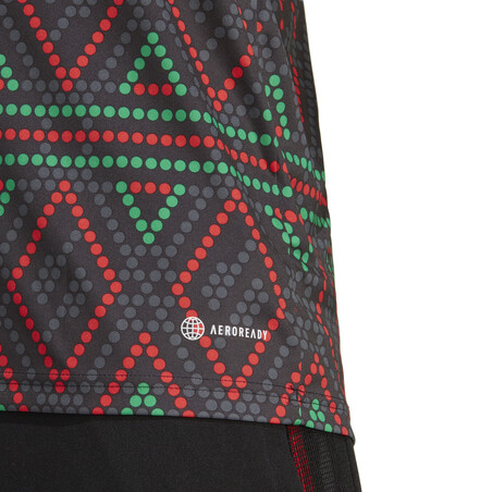 Maillot avant match Ajax Amsterdam x Daily Paper noir 2022/23