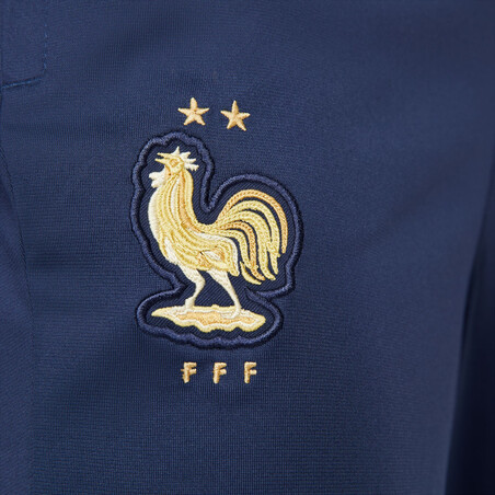 Ensemble survêtement Equipe de France Strike blanc bleu or 2022