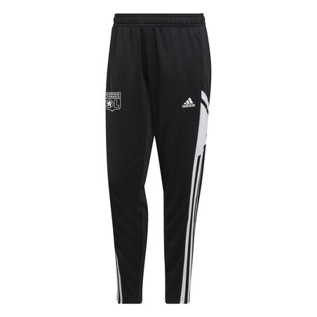 Pantalon survêtement junior OL noir blanc 2022/23