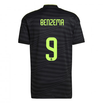 Maillot Benzema Real Madrid third 2022/23