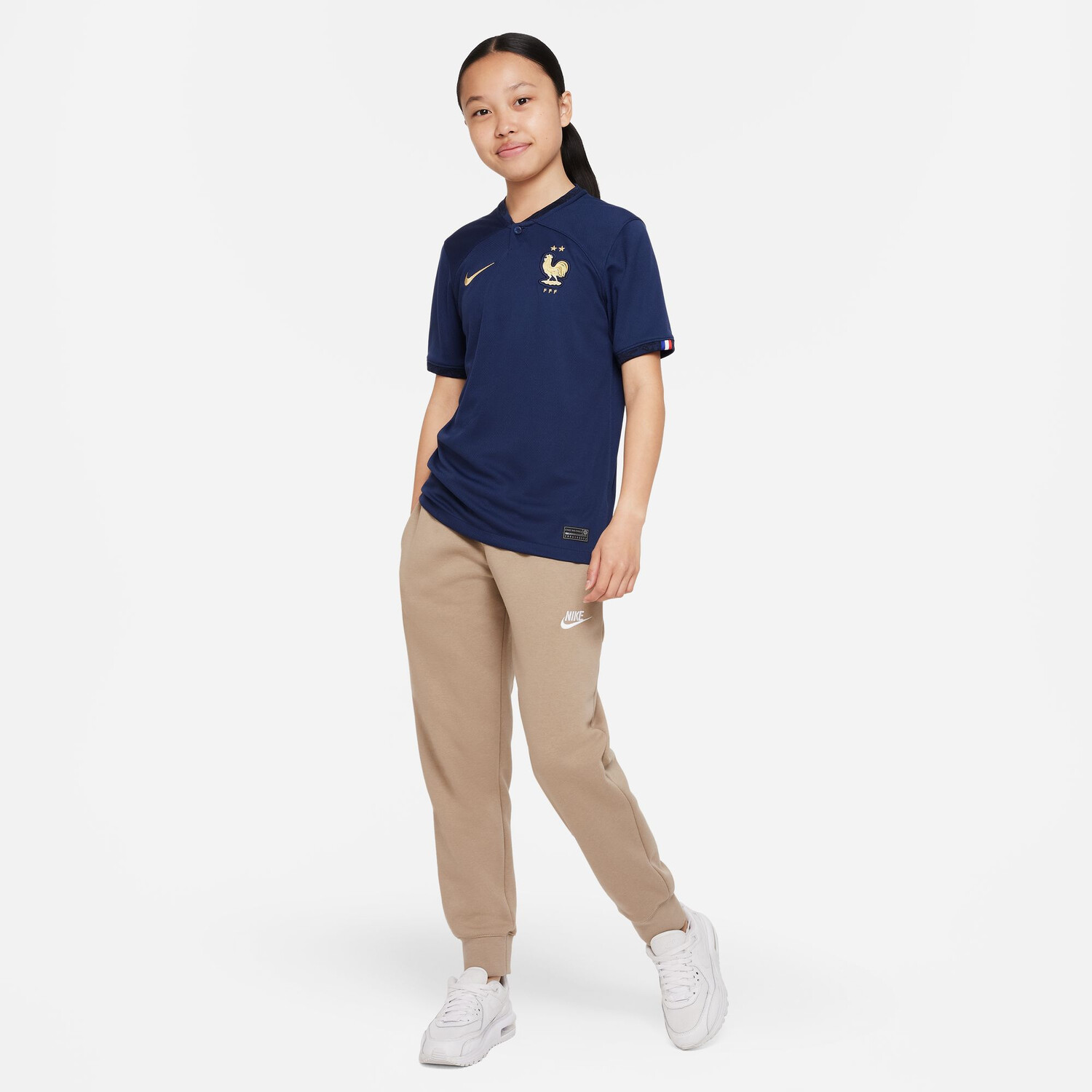 Maillot junior Equipe de France domicile 2022 sur Foot.fr