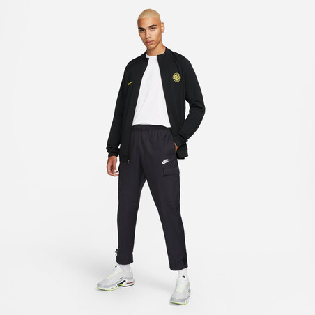 Veste survêtement Inter Milan Academy noir jaune 2022/23