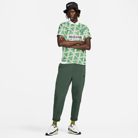 Maillot avant match Nigeria blanc vert 2022