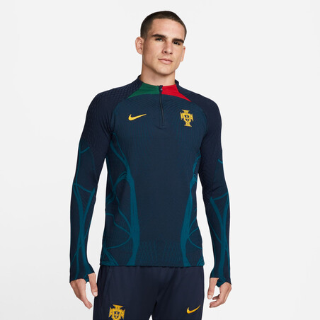 Sweat zippé Portugal Strike Elite bleu 2022