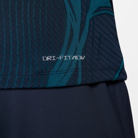 Sweat zippé Portugal Strike Elite bleu 2022