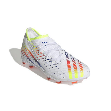 adidas Predator Edge.3 junior montante FG blanc rouge